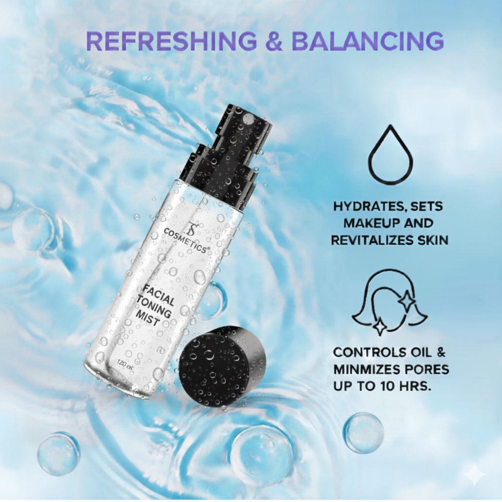 FACIAL TONING MIST 100% PURE ROSE WATER | thumbnail 1